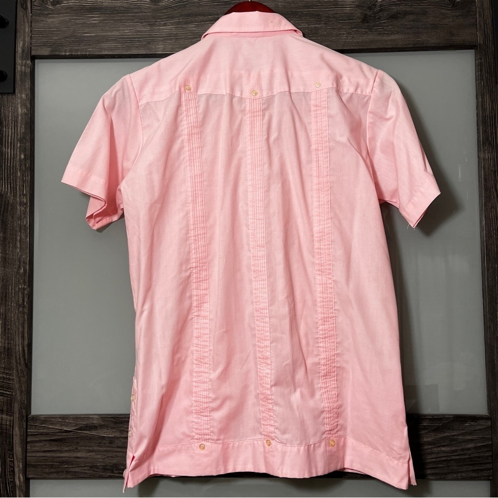 Vintage Midcentury Haband Pink Embroidered Cowgirl Glam Western Button Up Medium - Picture 4 of 11